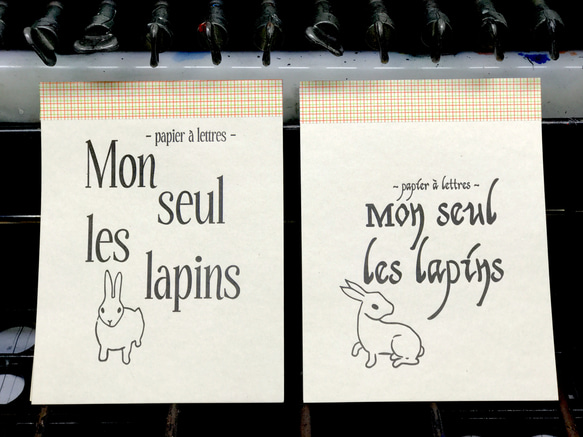 Mon Seul les lapins“美麗的回報”信紙 第5張的照片