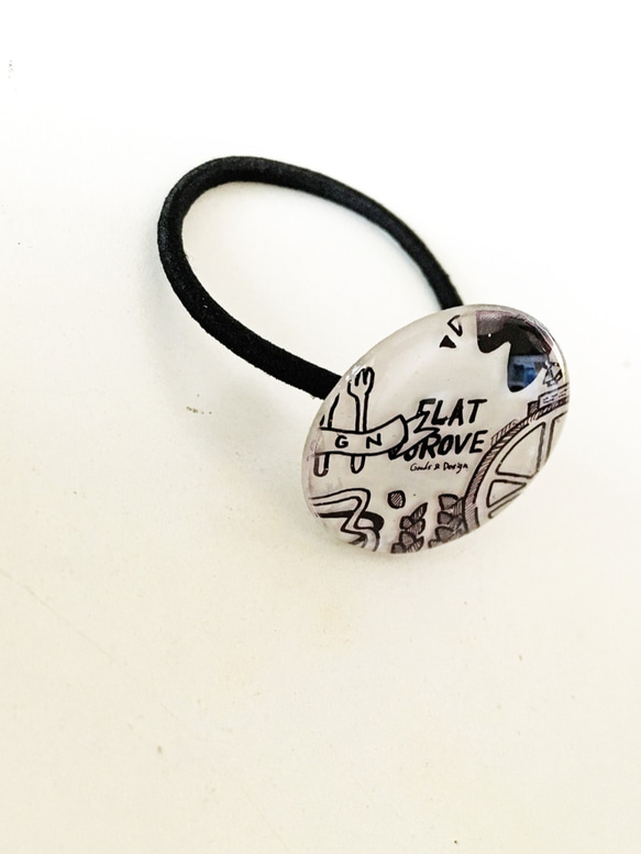 イラストレジン・ヘアゴム ヘアゴム flatgrove 通販 8848829｜Creema