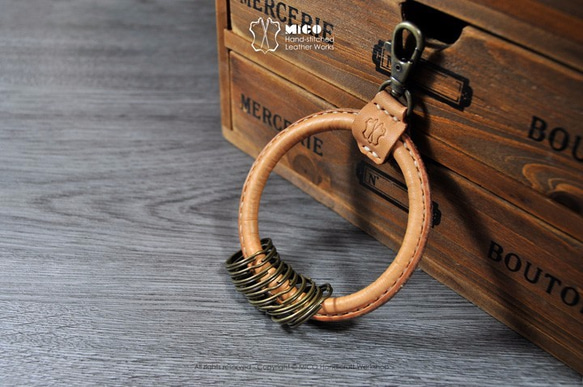 MICO復古的大當家皮革鑰匙環 [接單訂製] 第2張的照片