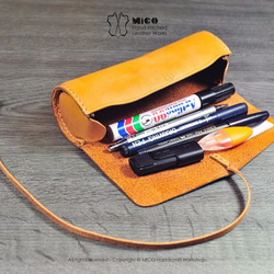 MICO 植鞣革筆卷 / 筆袋(客製化自選皮料) [接單訂製] 第4張的照片