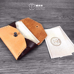 MICO 信封小皮夾 信用卡套 / 悠遊咭套 / 名片夾 / 銀包 / 零錢包 (客製化自選皮料)[接單訂製] 第6張的照片