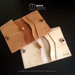 MICO 手縫皮革護照夾 開心旅行出發吧!  (客製化自選皮料)[接單訂製] 第7張的照片