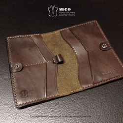 MICO 手縫皮革護照夾 開心旅行出發吧!  (客製化自選皮料)[接單訂製] 第9張的照片