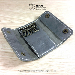MICOの手縫いの革財布クラシック（カスタムオプション革）[カスタムオーダー] 9枚目の画像