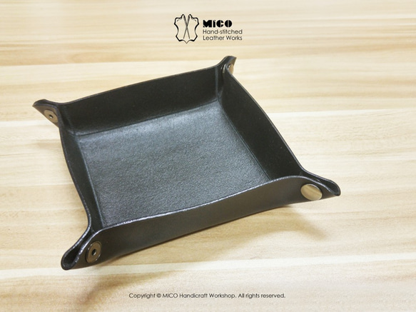 MICO 皮革方形收納盤 [接單訂製] 第3張的照片