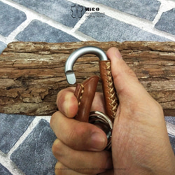 MICO 皮革爬山扣鑰匙扣 Type B [接單訂製] 第4張的照片