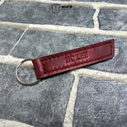 MICO 客製化皮革鑰匙圈, 自選皮料, 可刻字 [接單訂製] 第4張的照片