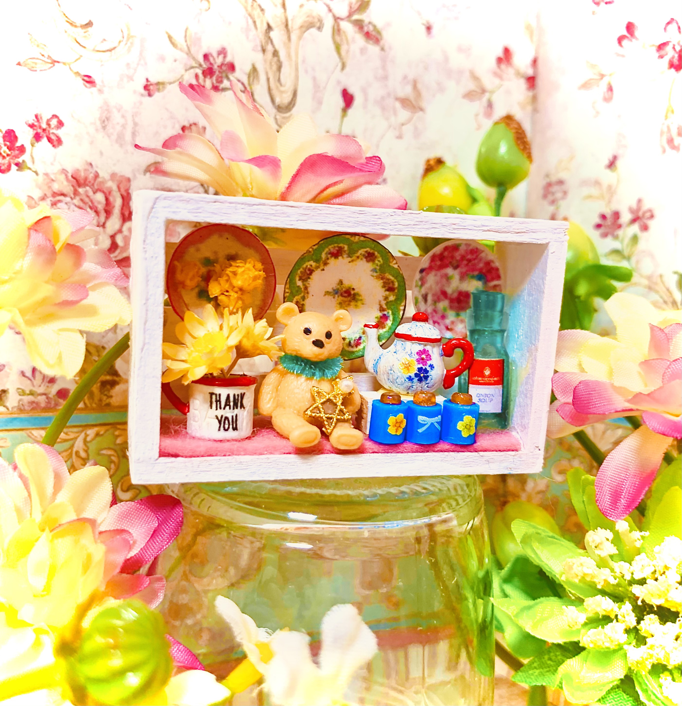 希少 特大 作家さん ドールハウス テディベア 手芸屋さん ミニチュア 作家さん 手芸屋さん テディベア ミニチュア 特大 ドールハウス 希少