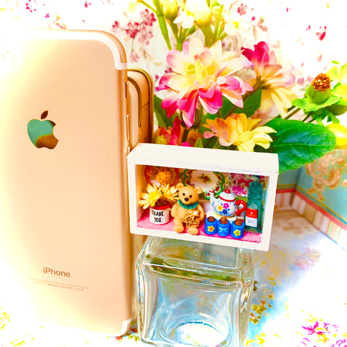 マッチ箱sizeのドールハウス/テディベア/クマ/ミニチュア/ドールハウス