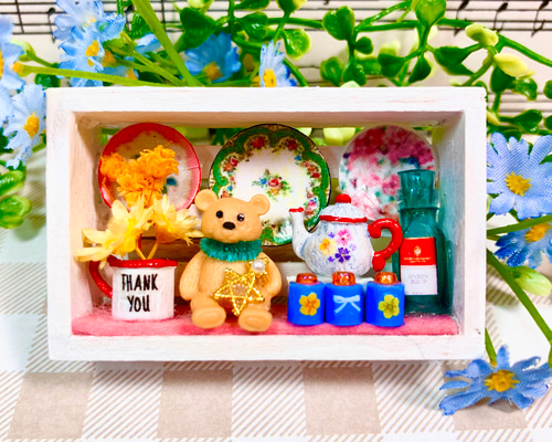 MINI Bean Doll マッチ箱ドール マッチ箱人形 緑 ミニチュア レア マッチ箱入 色付汽車：おもちゃ：百町森