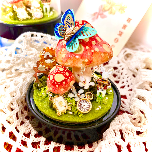 Alice♥︎シリーズ《Wonderきのこminiドーム①》ドールハウス 