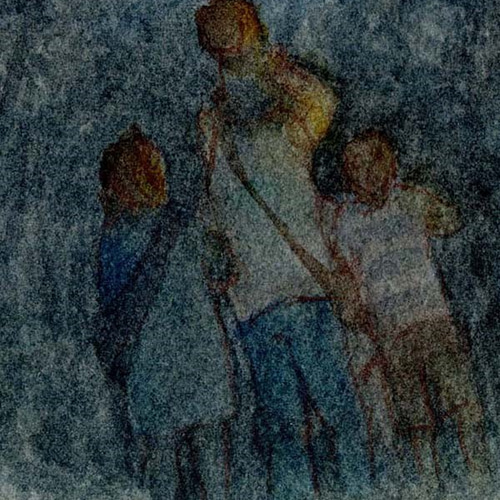 君の夢が叶うよう（水彩イラスト原画・額無し） イラスト 絵描き