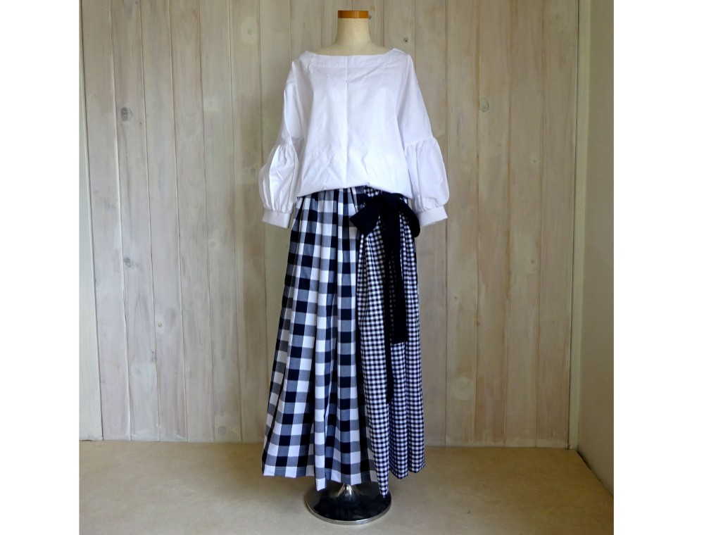 受注販売　　バルーン袖　さらりコットン　ショート丈