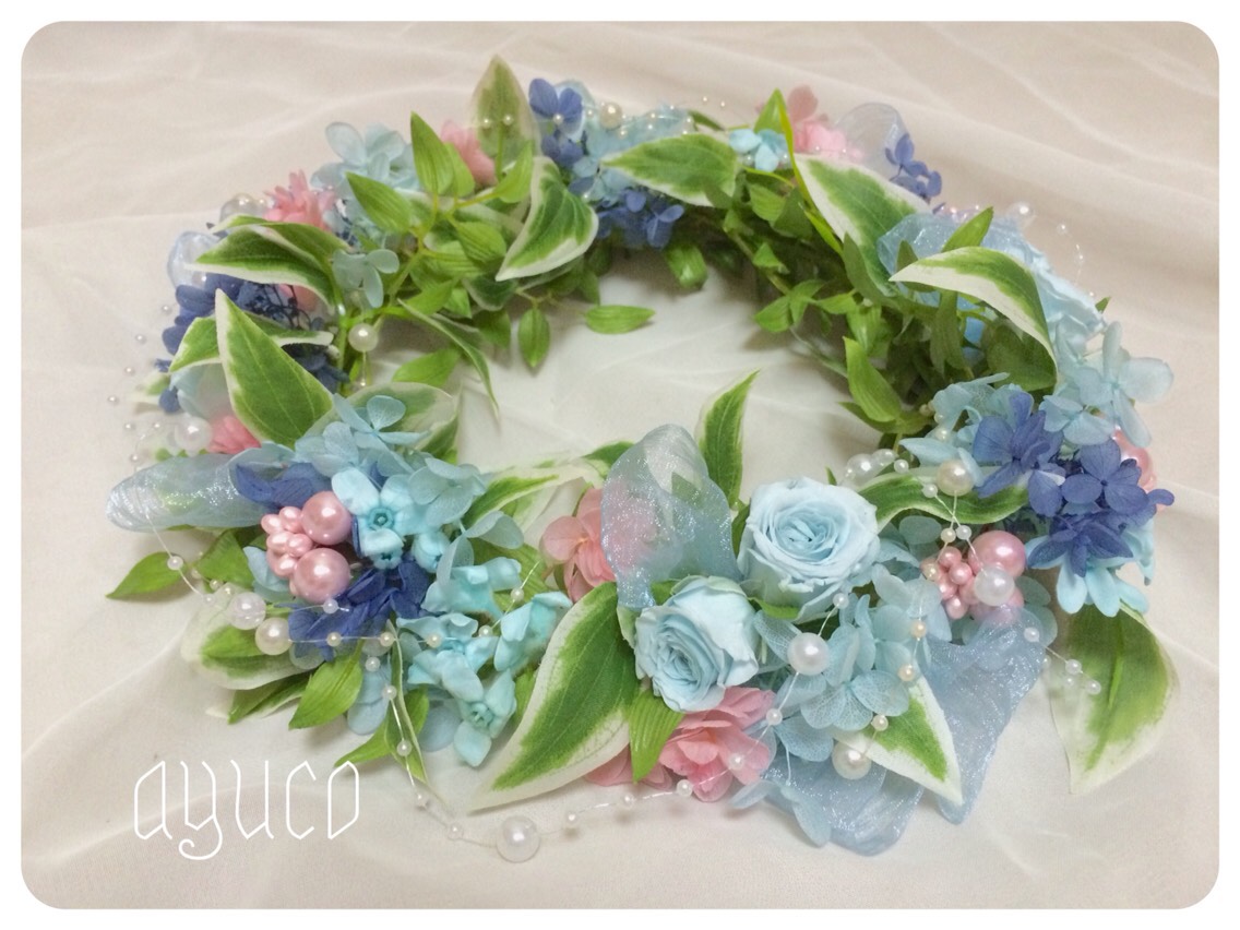 女の子の憧れ 花かんむり