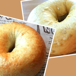 Ai Bagel 全粒粉ベーグル＆会津のもち麦ベーグル ９個セット 2枚目の画像