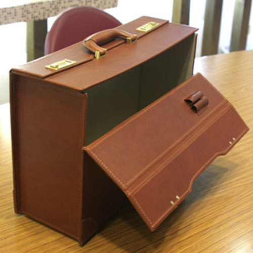 303_ yakko様　JET CASE パイロットケース ダークブラウン 上面フルオープンのパイロットケース Kita-model その他バッグ