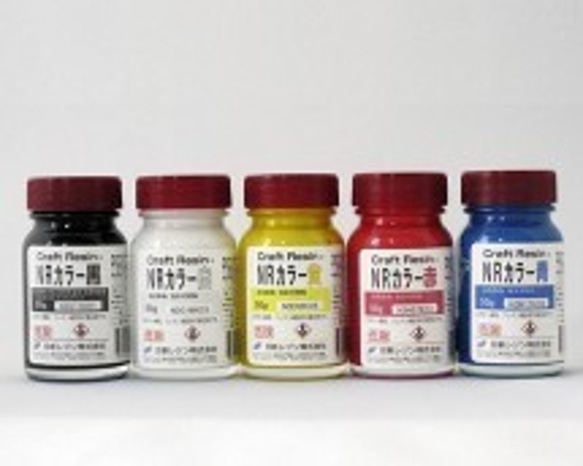 ＮＲクリアカラー４色セット各7ｇ(樹脂用着色剤） 3枚目の画像