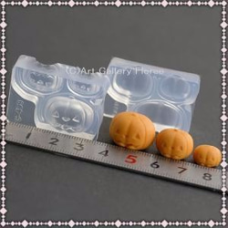 預定10月下旬到貨【萬聖節用♪】Jack-O-Lantern 雙面M/S 3款（矽膠模具） 第1張的照片