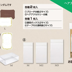 【三套髮飾和胸針】試穿套裝2 第1張的照片