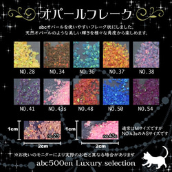 【Sサイズ】オパールフレーク0.5ｇ 〜abc500en luxury selection〜　オパール/フレーク/abc 2枚目の画像