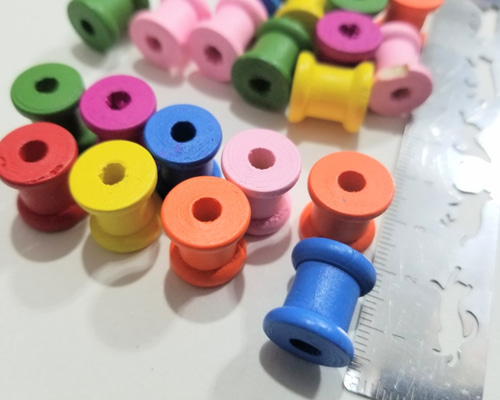 木製ボビン　糸巻き　レトロ　工作　おもちゃ　まとめ買い歓迎 木製ボビンおもちゃ糸巻きレトロ