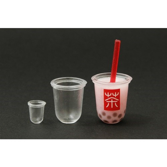 タピオカカップ立体型　タピオカ/カップ/飲み物/ 1/12サイズ対応 2枚目の画像