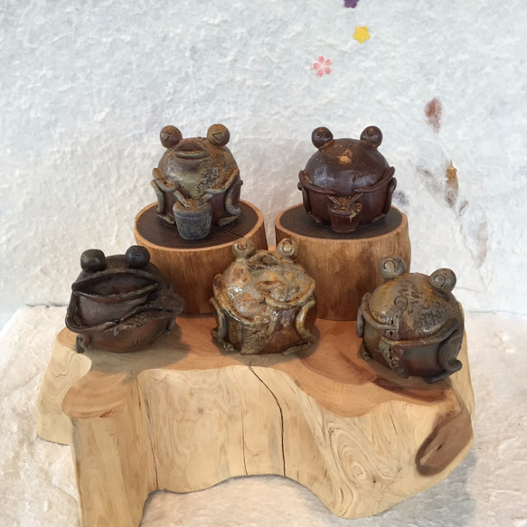 備前焼，カエルの彫刻付き陶器 備前焼，カエルの彫刻付き陶器 2025年最新】備前焼カエルの人気