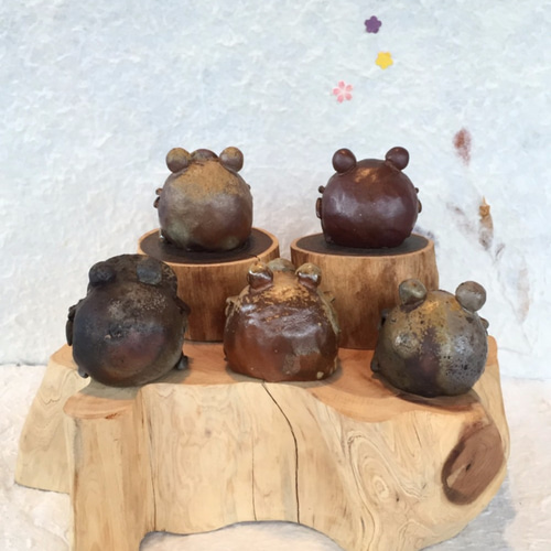 カエルの音楽隊 備前焼 セット その他置物 桜備前 通販 2953395