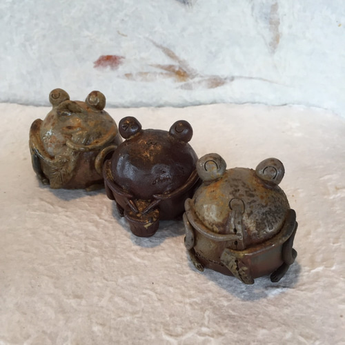 カエルの音楽隊 備前焼 セット その他置物 桜備前 通販 2953395