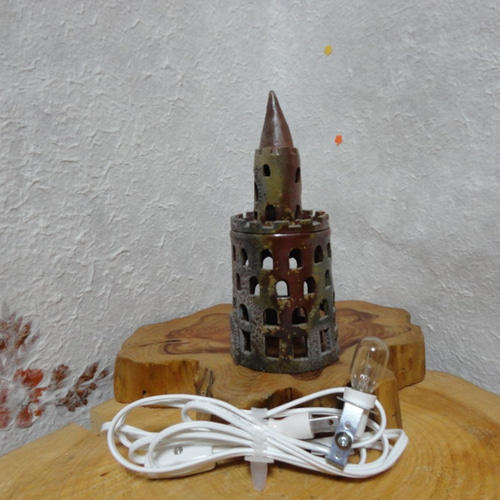 面白い 明かりカバー 11ケ 備前焼 面白い 明かりカバー 11ケ 備前焼