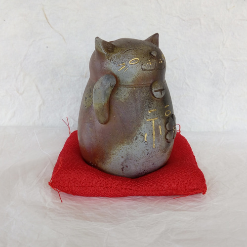 古備前焼　招き猫 備前焼☆招き猫 - メルカリ
