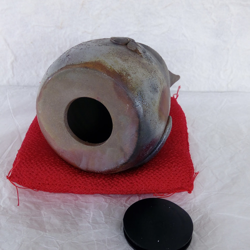 備前焼　招き猫　香炉 1_2f220639e04a5ac8eada4b5eb5e8