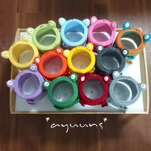 カエルさんダストボックス《全15色》 ゴミ箱・ダストボックス ayuuns