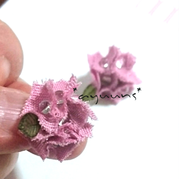 雨上がりの紫陽花*     pink 1枚目の画像