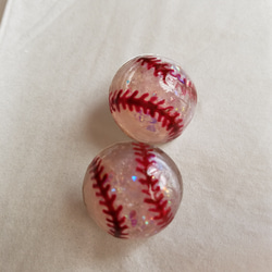 野球ボールのバッチ☆1個売り 1枚目の画像