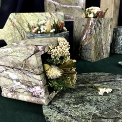 [カラー]林果樹石ディスクオークの大理石の石の家の装飾 2枚目の画像