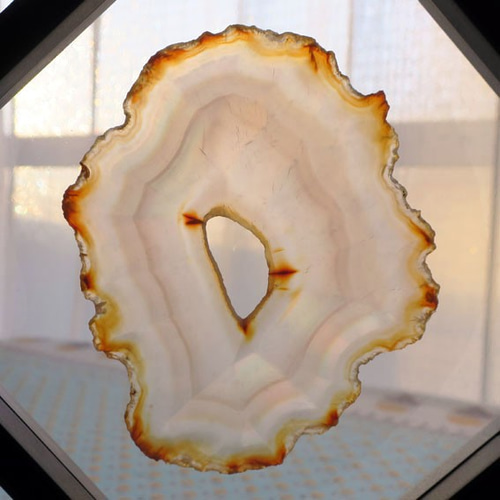 イリスアゲート 原石 スライスアゲート 天然石 パワーストーン イリスアゲート 22◇Iris agate ◇ 天然石・鉱物