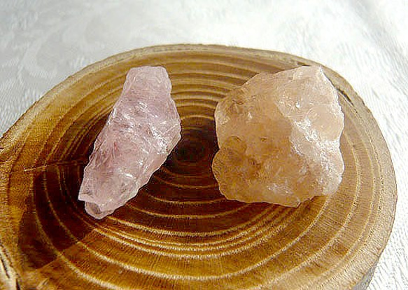 モルガナイト結晶セット Morganite crystal set 2枚目の画像