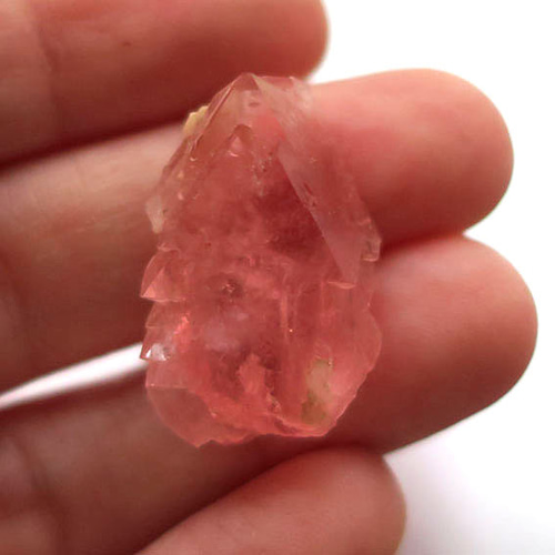 モンブラン産ピンクフローライト結晶原石/鉱物-b 天然石 ほしのかけら