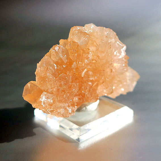 【美石】ピンクアポフィライト　魚眼石　クラスター　完全結晶　ピンク　置物　素材｜原石・鉱物｜天然石コレクション