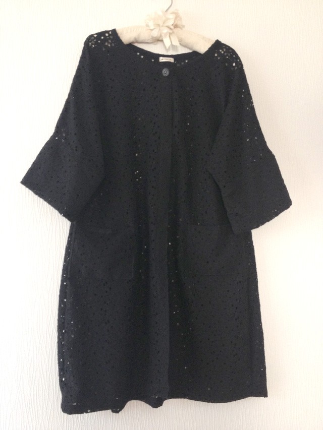 受注制作・コットンレース・コートワンピ・アーテル