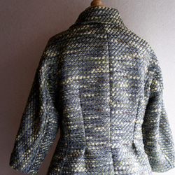 英國製造的 Linton 粗花呢染色領夾克 第4張的照片