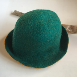 羊毛フェルト 帽子8 1枚目の画像