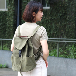 #9 三用後背包 - 後揹包 / 肩揹包 / 日本帆布 第3張的照片