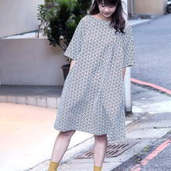 #33 五分洋裝 - 日本進口棉布 第1張的照片