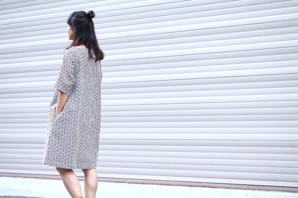#33 五分洋裝 - 日本進口棉布 第5張的照片
