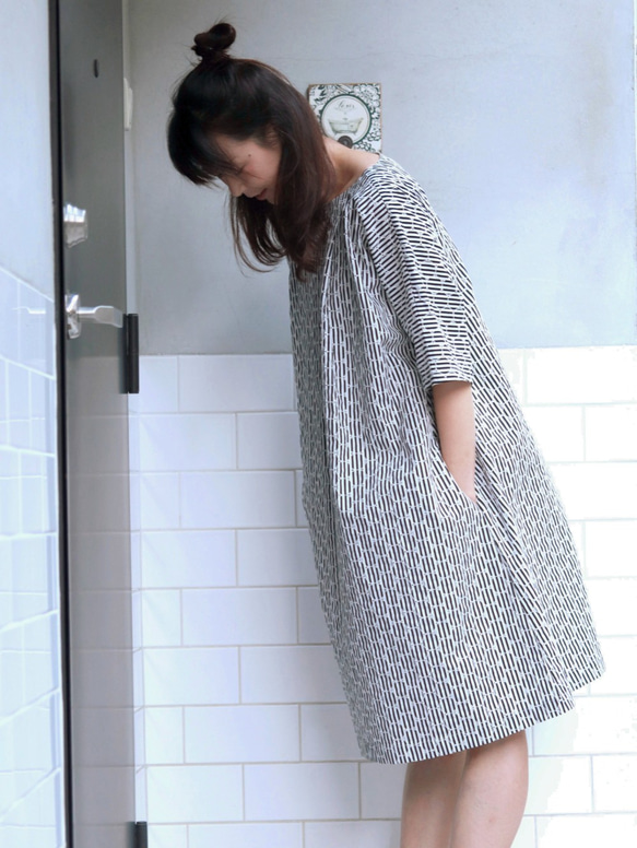 #33 五分洋裝 - 日本進口棉布 第10張的照片