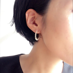 Crystal Hoop * Hoop Pierce☆ 第2張的照片