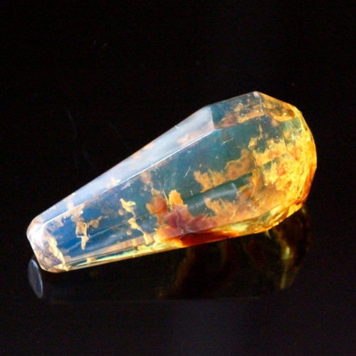 ドミニカ共和国産ブルーアンバー・ルース EA00009 天然石 Dominican  