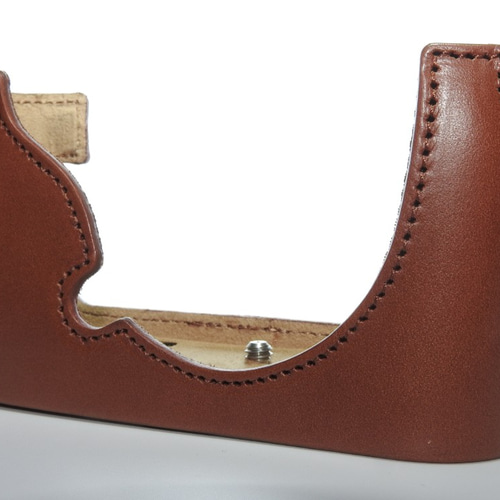 ライカCL用カメラケース 本革 日本製 ブラウン カメラケース